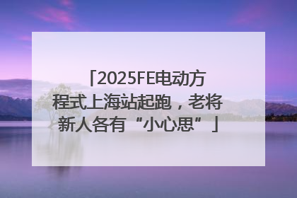 2025FE电动方程式上海站起跑，老将新人各有“小心思”