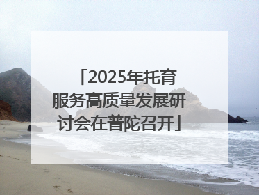 2025年托育服务高质量发展研讨会在普陀召开