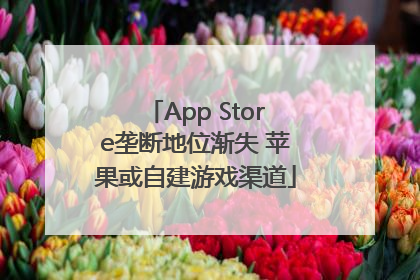 App Store垄断地位渐失 苹果或自建游戏渠道